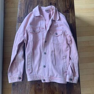 Pink Denim Jacket